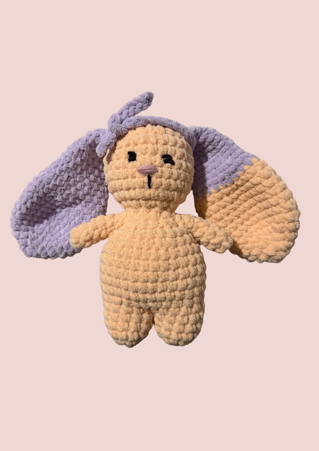 Lapin pêche/lilas