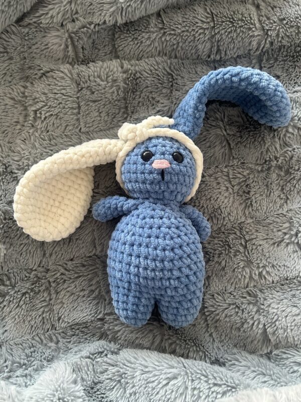 Lapin bleu / blanc